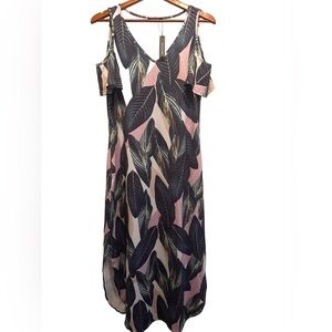 NWT Women’s Floral Print Casual Loose Sundress Size M